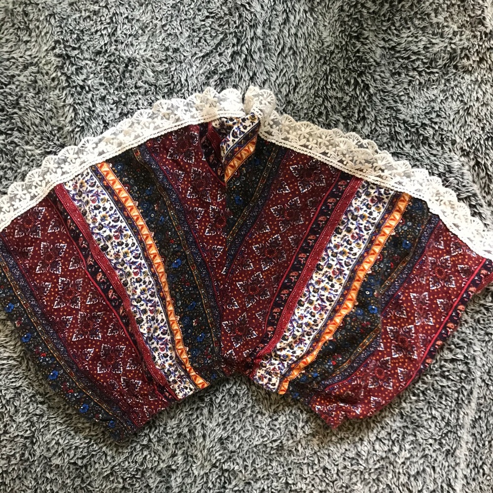 Cute Floral Print Shorts